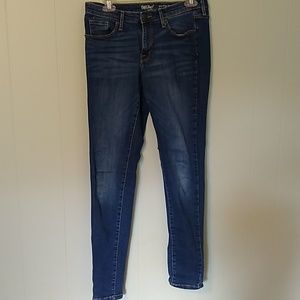 Midrise skinny jeans